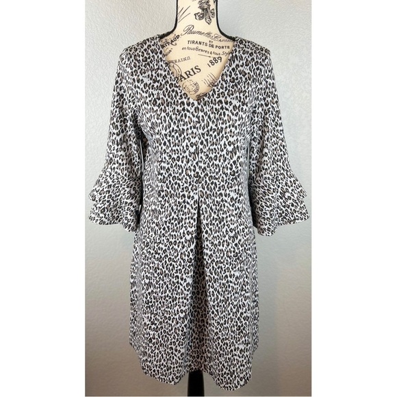 Tyler Boe Dresses & Skirts - Tyler Boe Heidi Shift Dress with Leipard Print